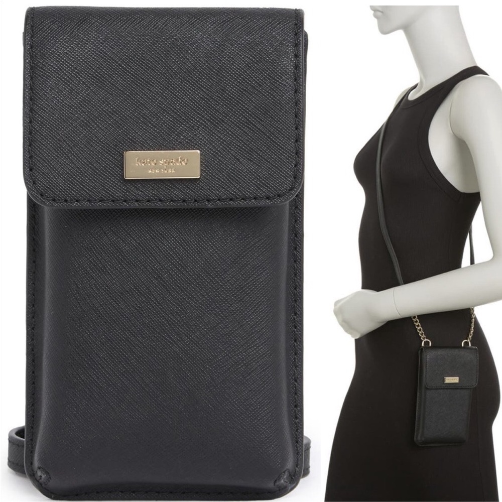 Kate Spade Black North South Crossbody Bag